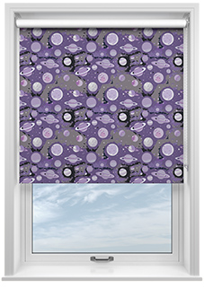 Interstellar, Violet Cosmos - Roller Blind